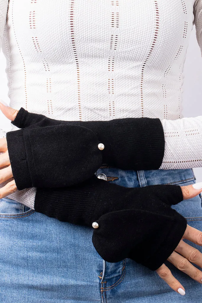 All Black Assorted Gloves Set - Black - Box of 3