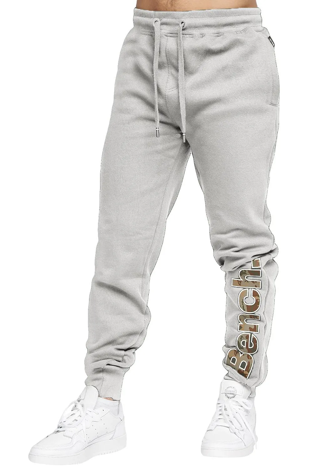 Bench Mens Grey Fleece Jogging Trousers - L