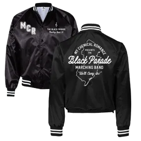 Black Parade Marching Band Satin Jacket