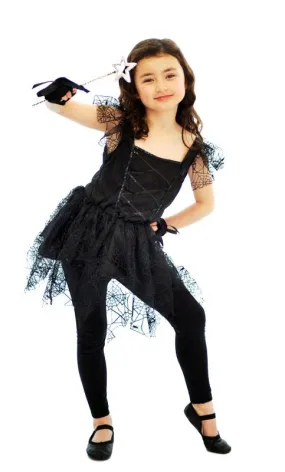 Childs Dark Fairy Ballerina Fancy Dress Age 10-12 Years