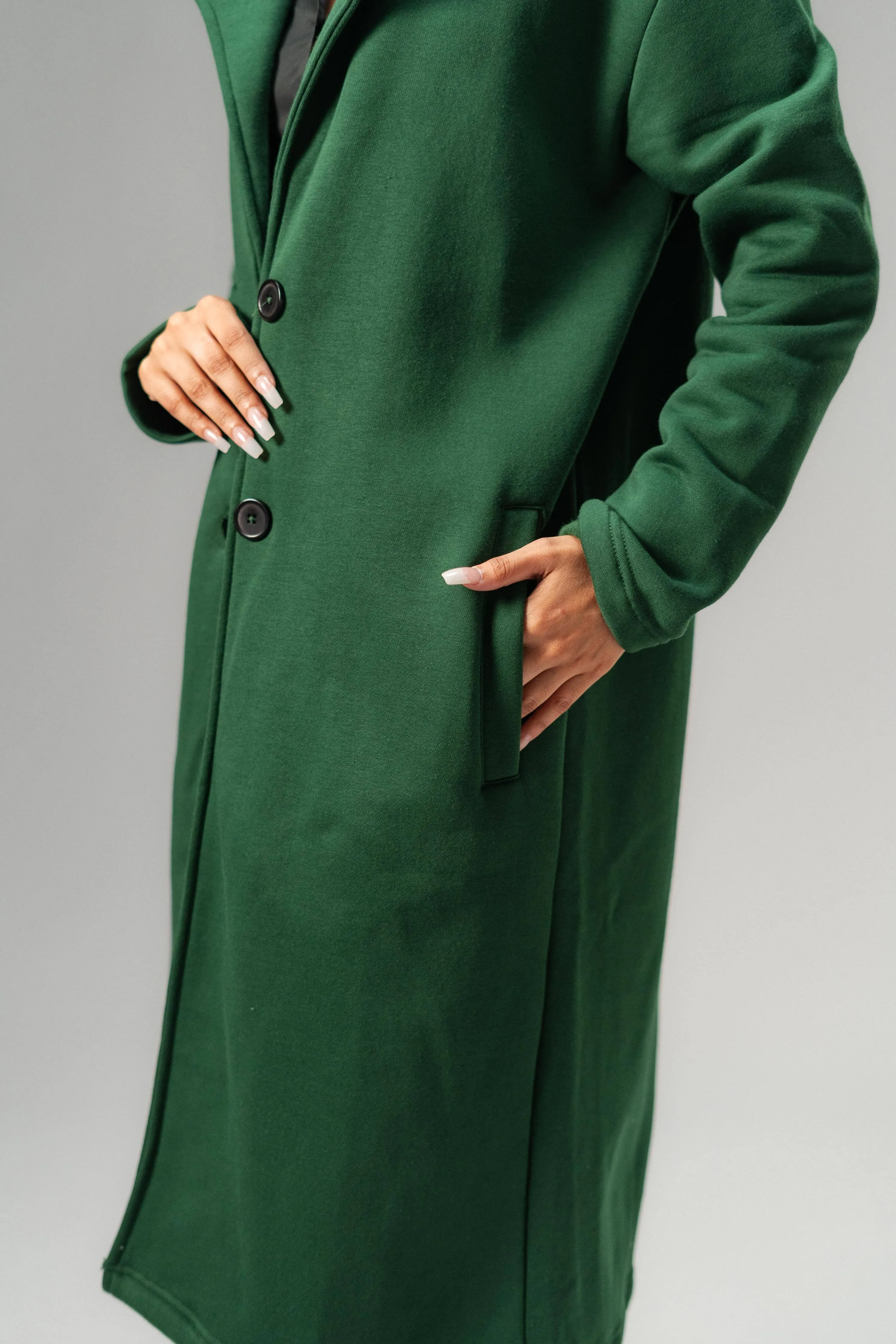 East West Women's Winter Fleece Long Coat