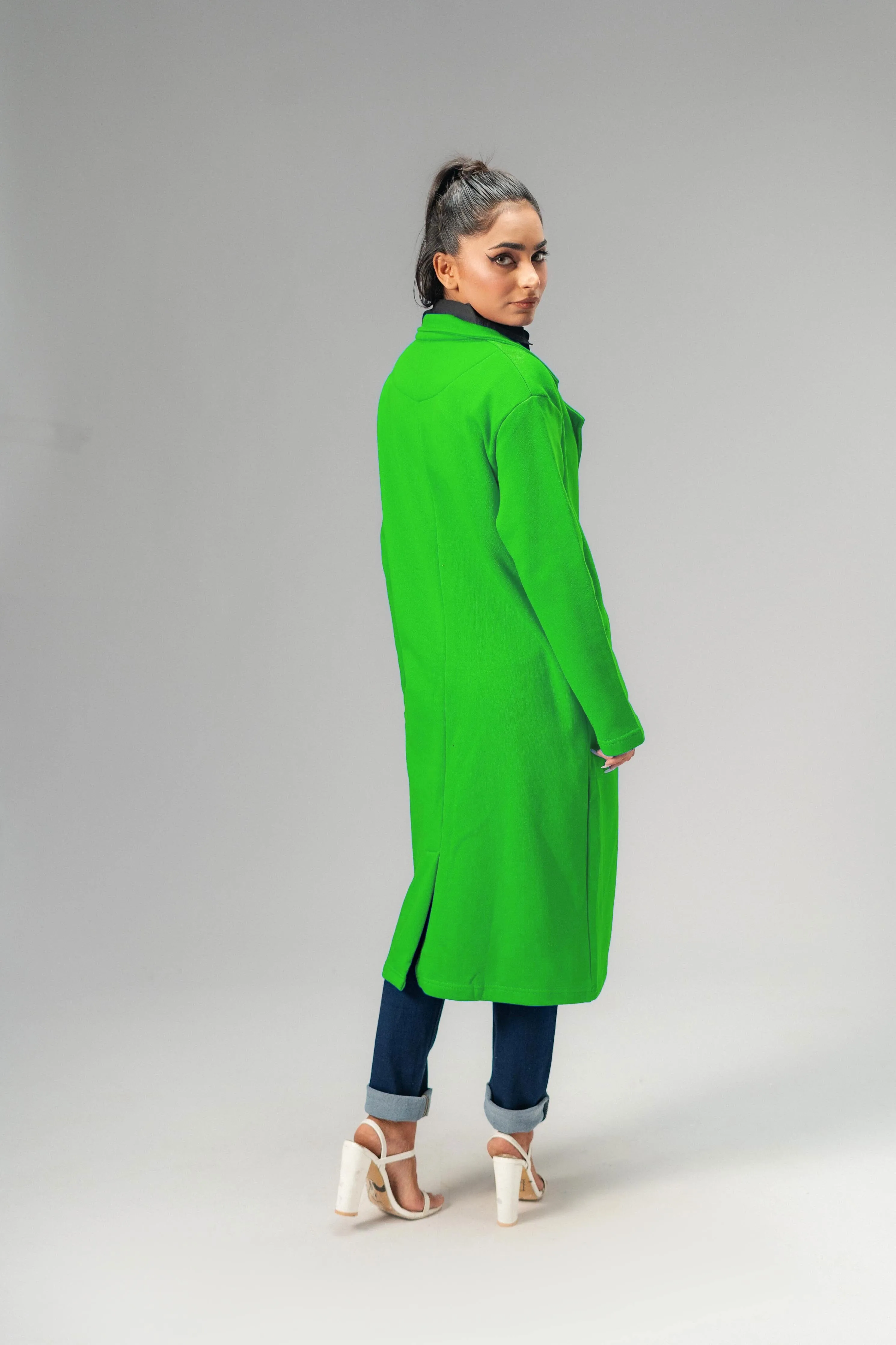 East West Women's Winter Fleece Long Coat