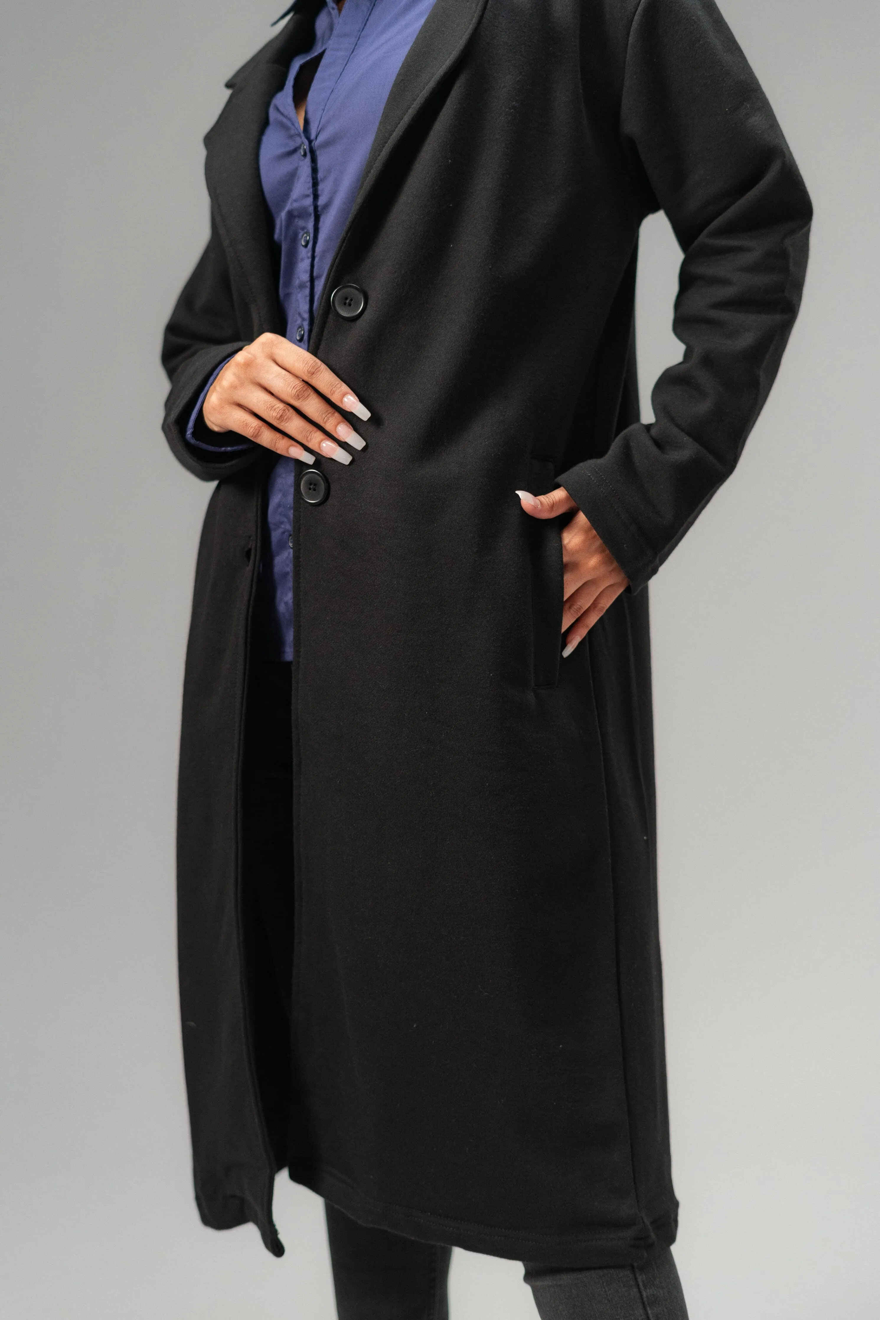 East West Women's Winter Fleece Long Coat
