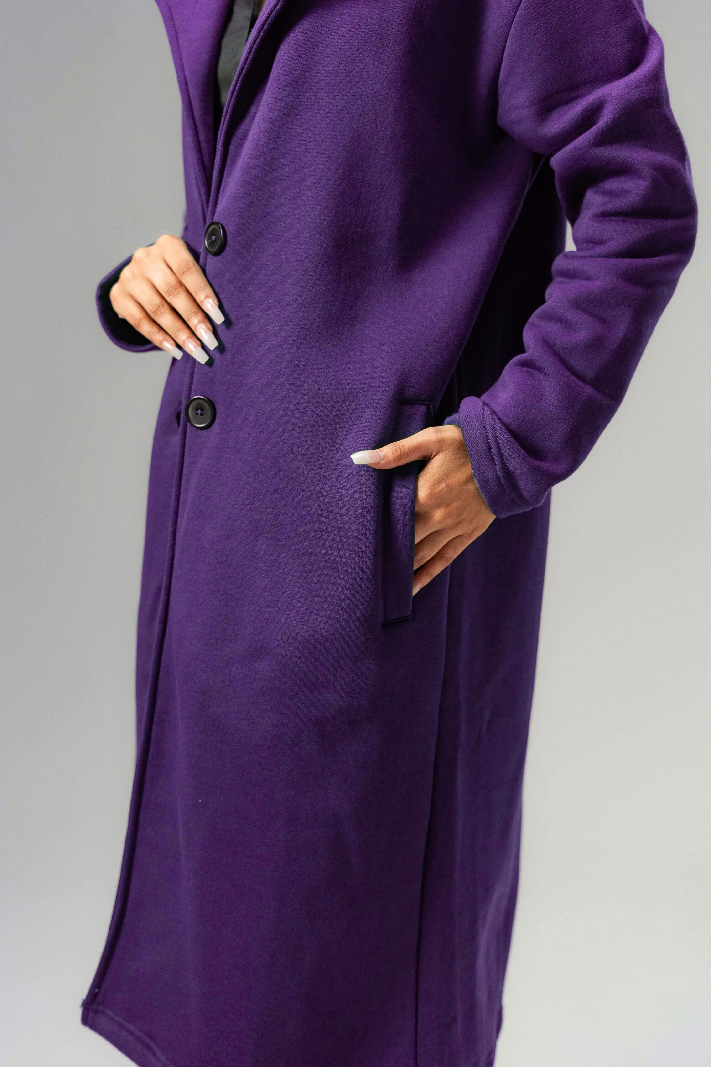 East West Women's Winter Fleece Long Coat