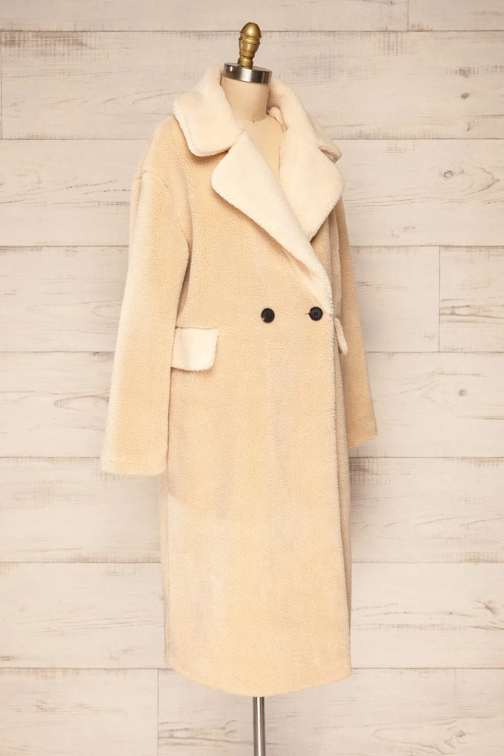 Kamnik | Buttoned Fleece Coat