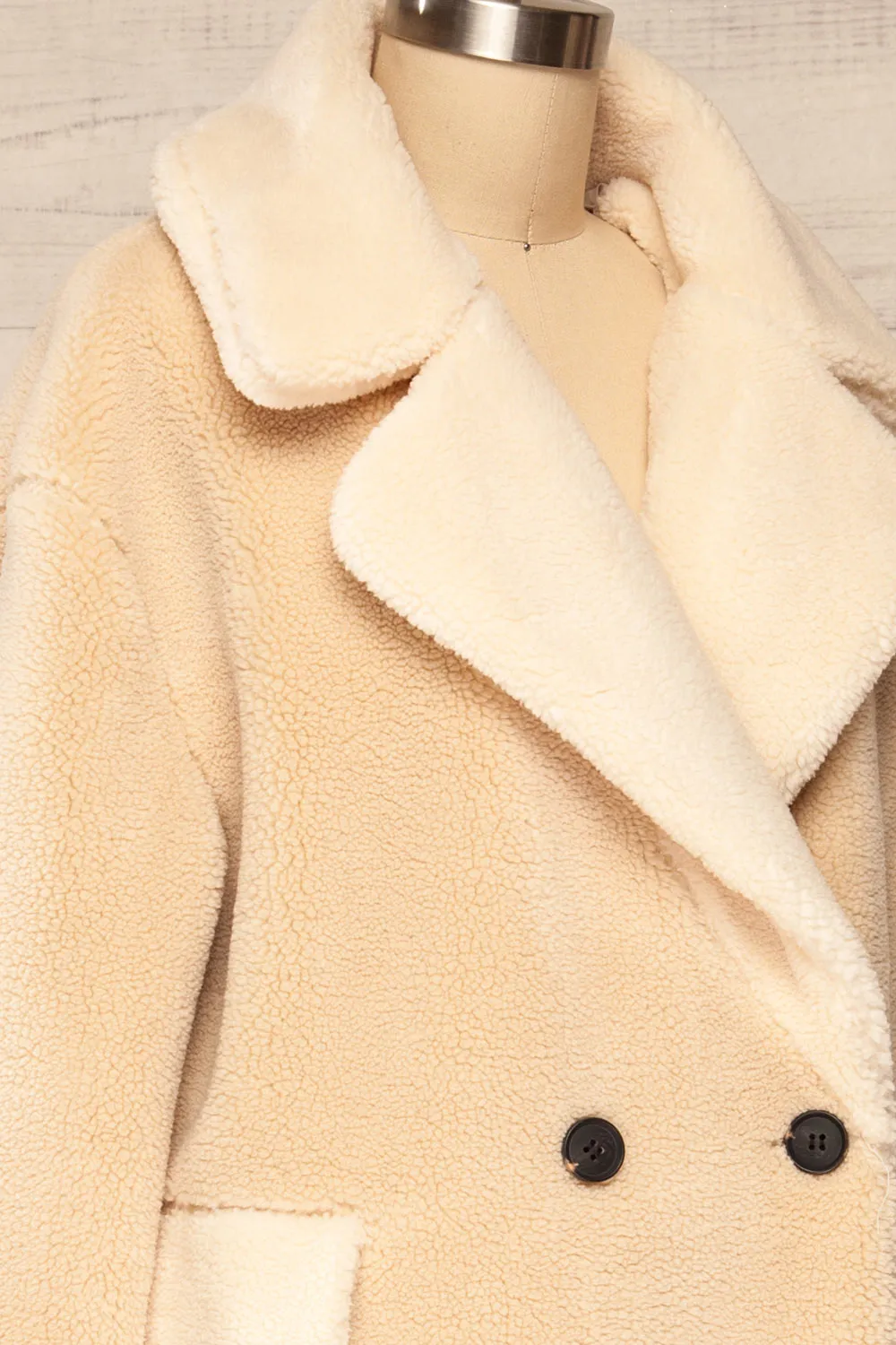 Kamnik | Buttoned Fleece Coat