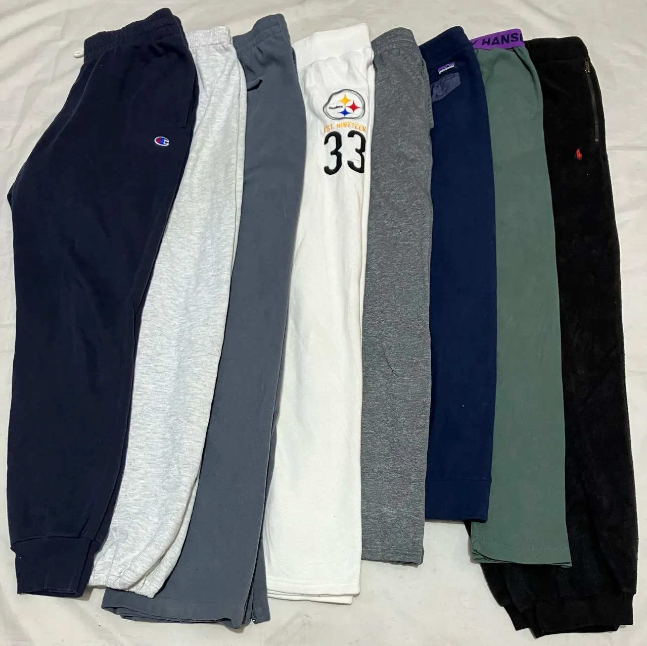Nautica, Polo, NFL, Reebok, Patagonia, NFL, Chaps, Helly Hansen, Jerzees Fleece Trouser - 13 Pieces