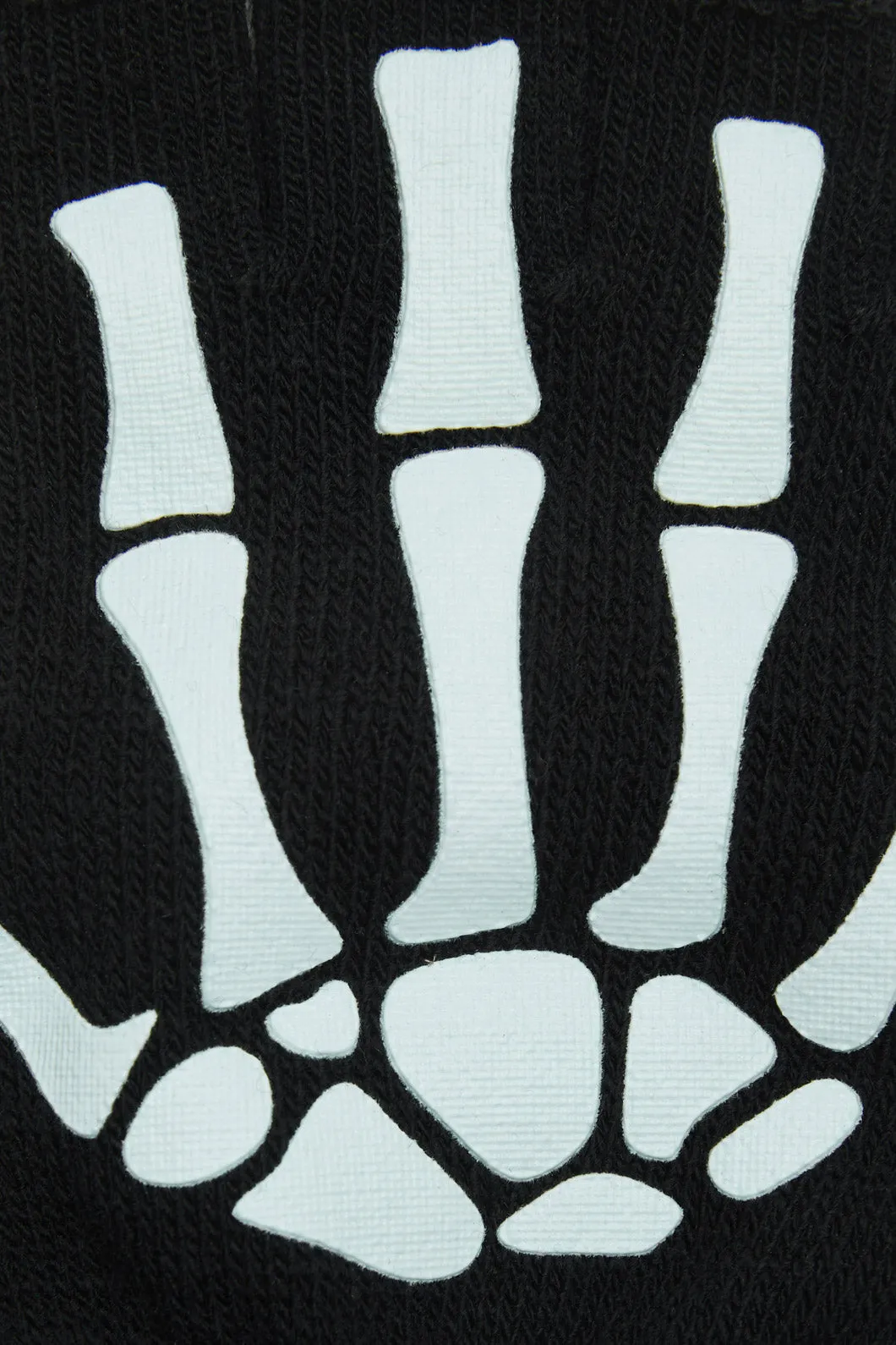 Skeleton Fingerless Gloves