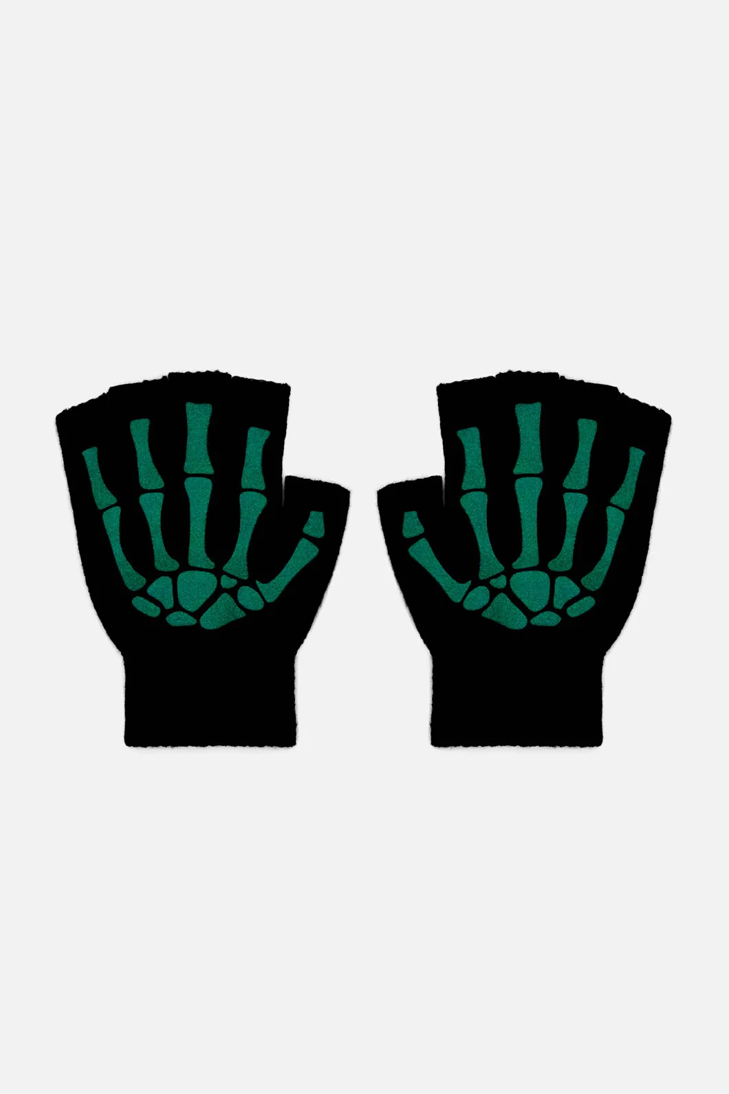 Skeleton Fingerless Gloves