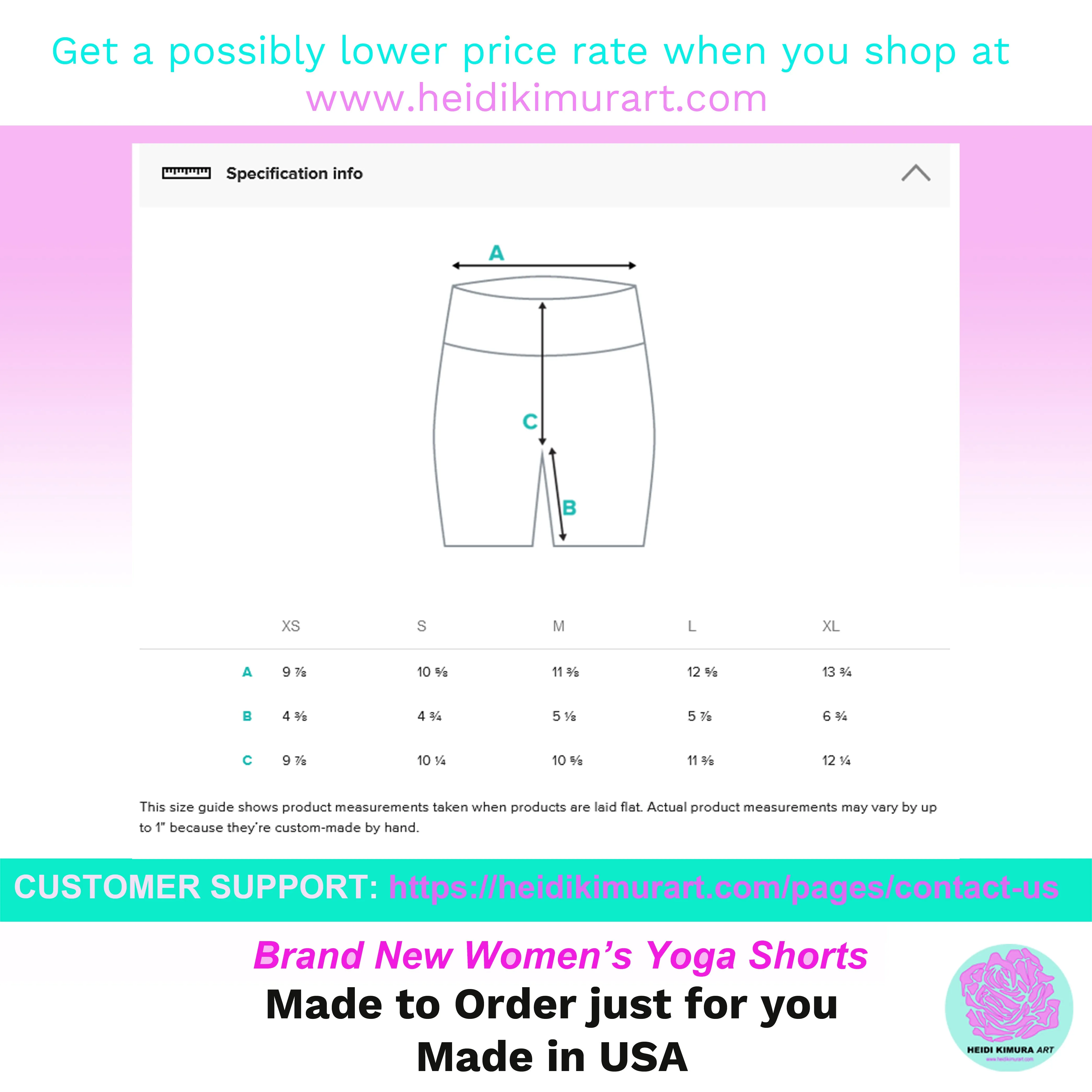 Solid White Yoga Shorts, Designer Modern Titanium White Women's Gym Tights-Made in USA/EU