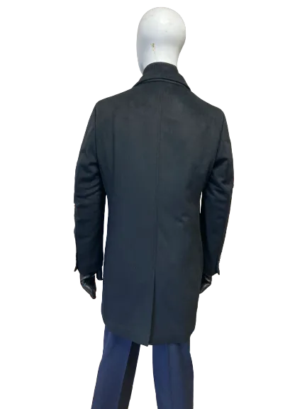 Zeke Men's 3/4 Length Wool Coat