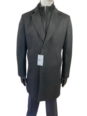 Zeke Men's 3/4 Length Wool Coat